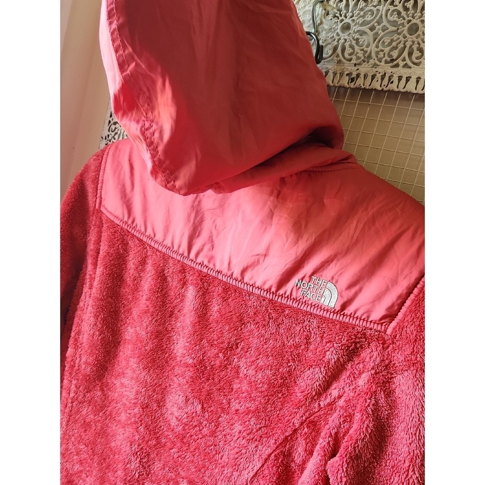 North Face Womens Osito Hooded Jacket Pink - Picture 12 of 16